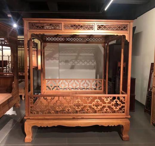 红桥红  家具严选  缅甸花梨（大果紫檀）  【193 经典明式 八柱架子床】 商品图1