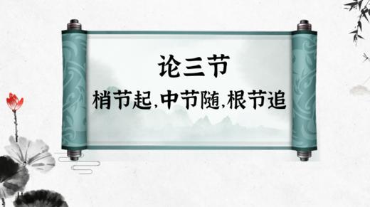 【直播结束】论三节--梢节起，中节随，根节追 商品图0