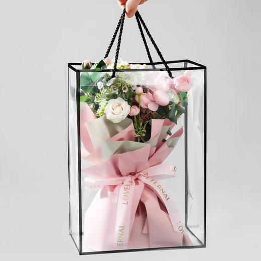 花漾边框手提袋（中号） 商品图0