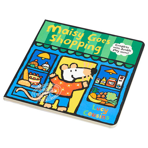 【中商原版】Maisy Goes Shopping: Complete with Durable Play Scene 小鼠波波商店剧场美版 低幼亲子启蒙绘本 纸板书 英文原版 商品图2