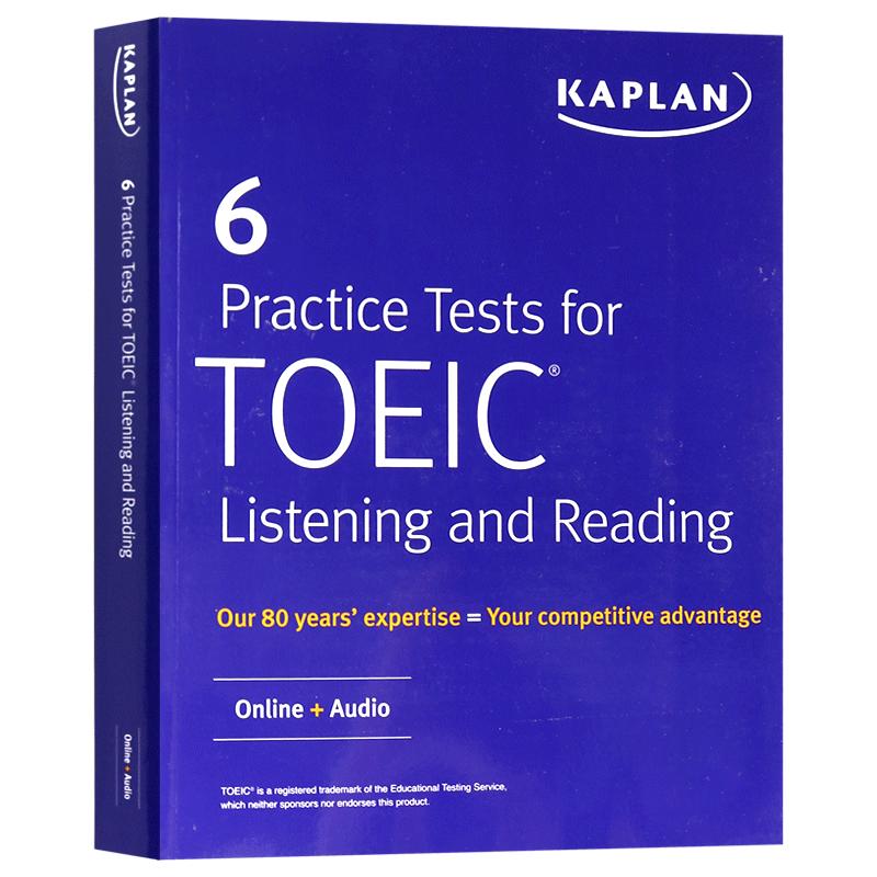 卡普兰托业听力和阅读6套题英文原版6 Practice Tests for TOEIC 