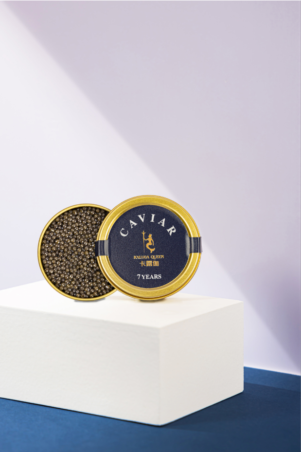 卡露伽Kaluga品牌7年鱼子酱 7 years caviar（西伯利亚鲟鱼子酱） 10g-100g