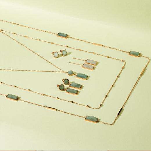 时尚方型长项链Tracey Chen 商品图4