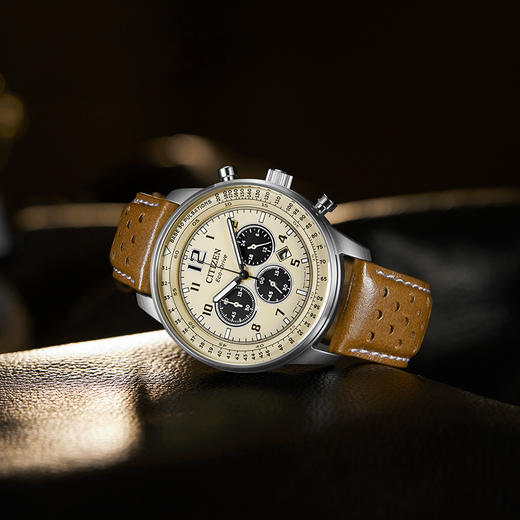 日本西铁城光动能男士手表CA4500-16X 商品图6