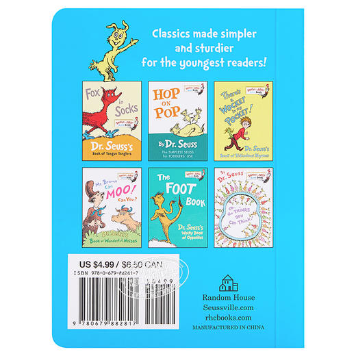 【中商原版】Dr. Seuss：Dr. Seuss's ABC 苏斯博士 ABC字母书 低幼亲子韵律启蒙绘本 纸板书 英文原版 商品图1