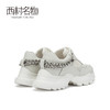 西村名物专柜老爹鞋女ins潮牛皮革网红休闲运动小白鞋T21AM15061 商品缩略图3