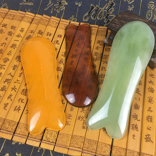 【灌肤必备】拔筋棒鱼形板面部美容脸部拨筋（颜色随机）（私拍无效 联系小植备注发货） 商品图1