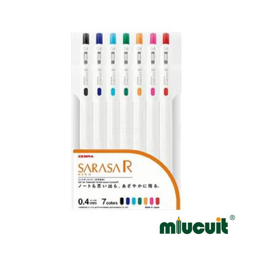 2021年全球同步上新 ZEBRA SARASA "R" 濃書系笔迹与按键同色0.4mm和0.5mm两种粗细可选特制水性颜料中性笔 商品图3