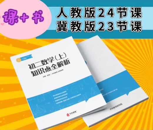 初二上册数学提分课  人教/冀教（赠送独家讲义） 商品图2