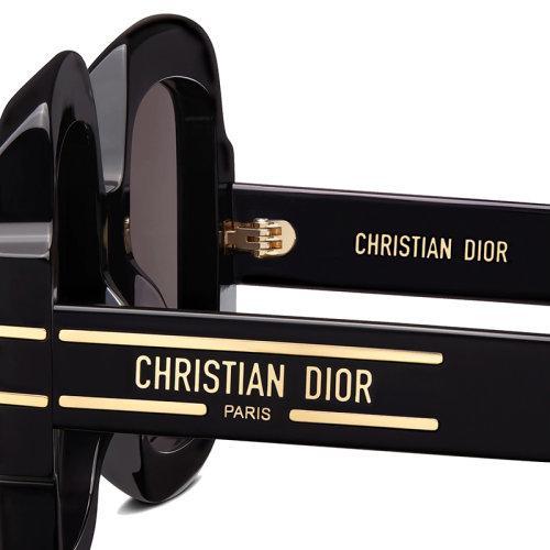DIOR/迪奥 2021年新款 女士黑色醋酸纤维方形DiorSignature S1U太阳镜DSGTS1UXR_10A0 商品图3