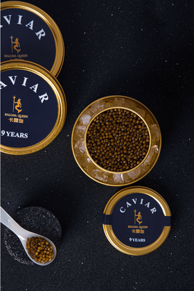 卡露伽Kaluga 9年鱼子酱 9 years caviar（海博瑞鲟鱼子酱） 10g-100g