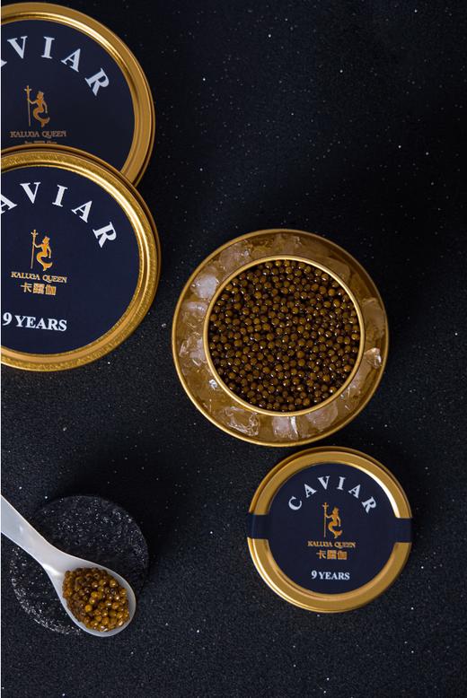 卡露伽Kaluga 9年鱼子酱 9 years caviar（海博瑞鲟鱼子酱） 10g-100g 商品图0