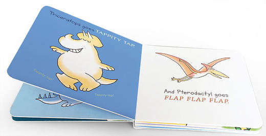 恐龙跳舞 英文原版 Dinosaur Dance 儿童英语启蒙纸板书 sandra boyton 亲子互动读物 英文版进口原版书籍 商品图2