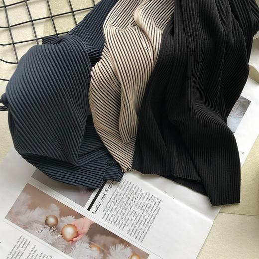 【时尚百搭阔腿裤】皱阔腿裤 质感亲肤 宽松版型 时尚简约百搭 商品图4