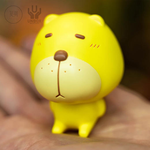 现货 Unbox 无奈熊 原色版 搪胶 限定 潮玩 摆件 商品图0