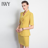 IWY/新品女士西装西裤半裙黄色套装职业装气质休闲名媛C10346+P3P1S10226 商品缩略图6