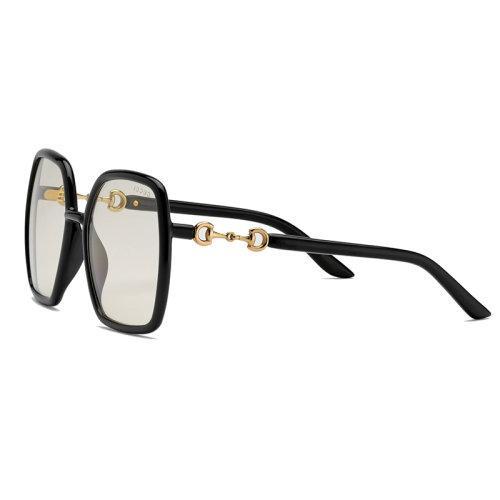 GUCCI/古驰 2021年新款 女士浅黄色方形塑料太阳镜 648607J16911074 商品图0