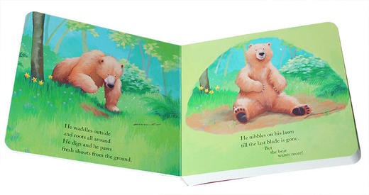 小熊想要更多 英文原版 Bear Wants More 儿童英语启蒙图画故事书 纸板书 英文版进口原版书籍 商品图1