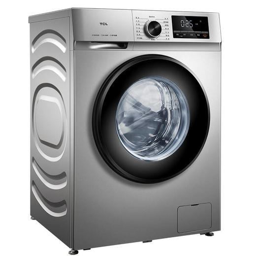TCL 10公斤 大容量 蜂巢水晶内筒 变频 滚筒洗衣机 G100F1-B 商品图1