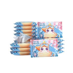 【疫情管控地区停发】怡恩贝婴儿手口湿巾小包便携10抽10包轻巧随身装湿纸巾