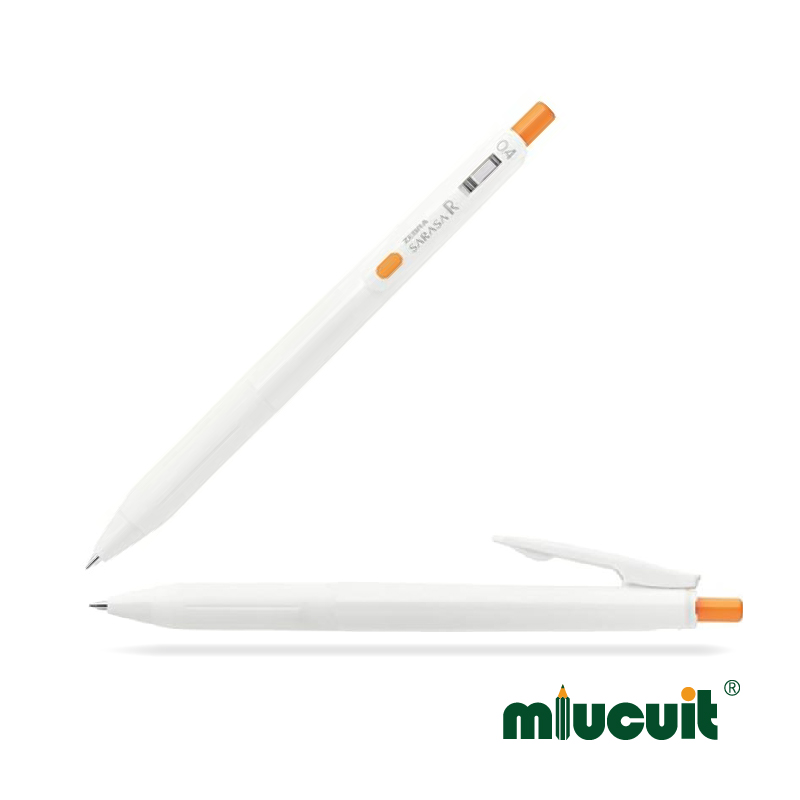 2021年全球同步上新 ZEBRA SARASA "R" 濃書系笔迹与按键同色0.4mm和0.5mm两种粗细可选特制水性颜料中性笔