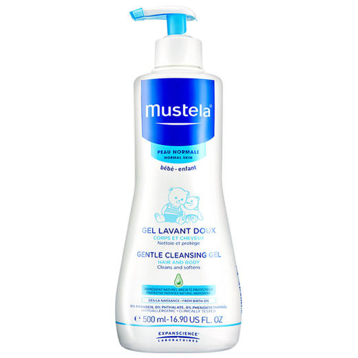 法国 妙思乐（Mustela）沐浴露洗发液二合一500ml（新老包装随机发）【香港直邮】 商品图9