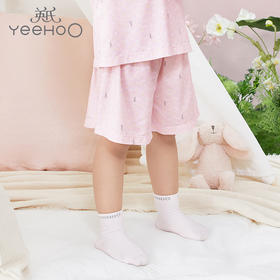 英氏女宝宝夏季短裤宝宝宽松薄款居家凉感裤子睡裤YLCCJ21001A01