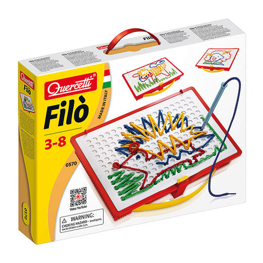 Quercetti启迪 绘画系列 巧巧绣画板 Q0570 3+岁 意大利 商品图1