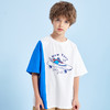 【抄底价清仓】龙之涵 男童亲水冰瓷棉短袖T恤 中大童套头上衣 婴幼儿A类标准 防晒防紫外 商品缩略图3