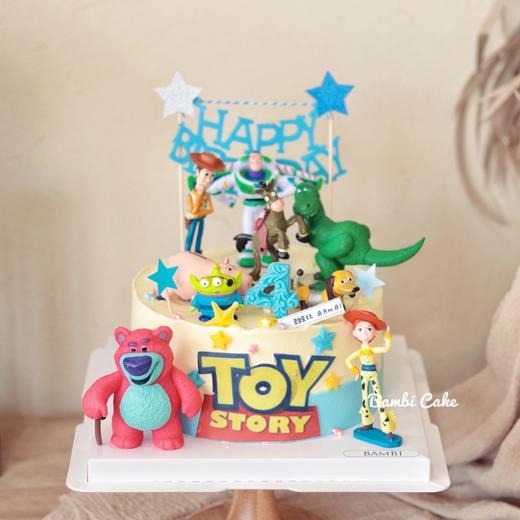 玩具总动员胡迪巴斯光年蛋糕 商品图0