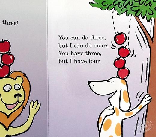 【中商原版】Dr. Seuss：Ten Apples Up On Top 苏斯博士：十个苹果在头上 低幼亲子数字启蒙绘本 纸板书 英文原版 商品图3