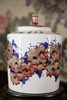 青花釉里红花开时茶叶罐 商品缩略图3