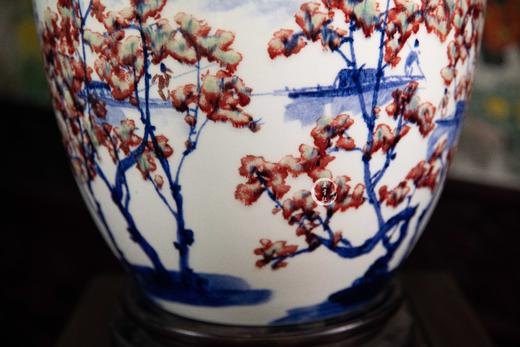 青花釉里红杏花村雨江南 商品图3