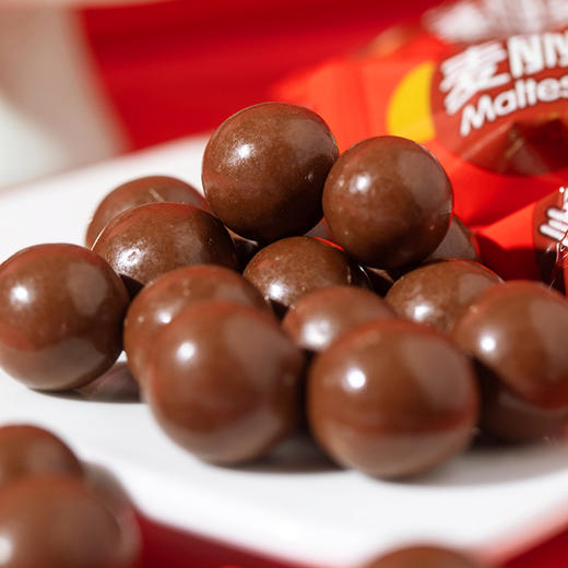 【刻凡麦丽素90g*3袋】朱古力黑巧克力豆休闲零食怀旧童年 商品图2