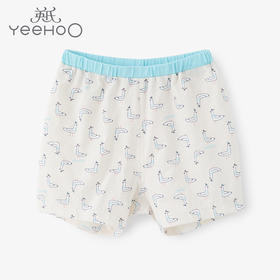 英氏儿童夏季冰丝凉感短裤宝宝家居薄款睡裤子海鸟YLCCJ21002A01