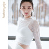 F09309蕾丝瑜伽外搭长袖T恤春夏款（不含胸垫） 商品缩略图9