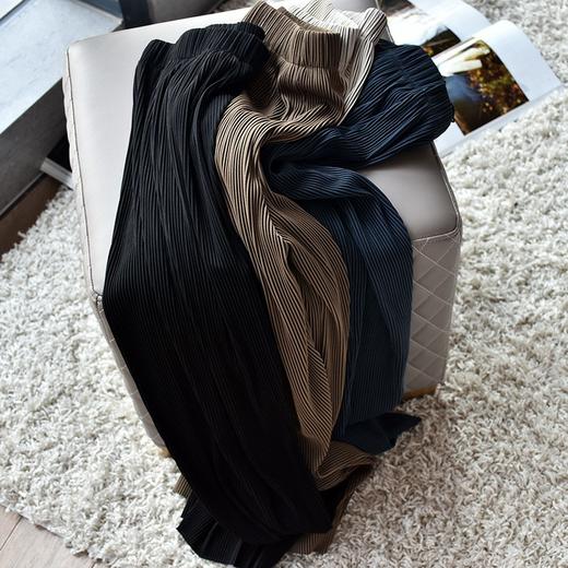 【时尚百搭阔腿裤】皱阔腿裤 质感亲肤 宽松版型 时尚简约百搭 商品图5