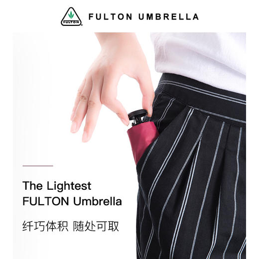 富尔顿 Aerolite 羽毛伞 仅87g的超轻便携折叠 晴雨两用伞 商品图2