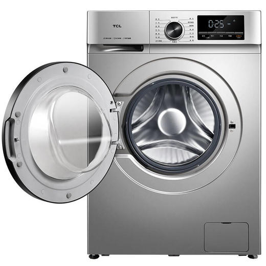 TCL 10公斤 大容量 蜂巢水晶内筒 变频 滚筒洗衣机 G100F1-B 商品图2