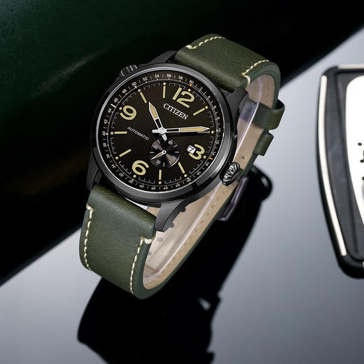 西铁城FF系列飞行军旅风机械男表NJ0147-18X 商品图6