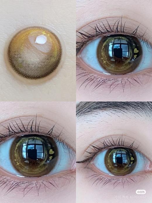 【小红书推荐款】carecon二次元星星琥珀瞳/土星黑幻棕，年抛/直径14.5/着色13.8-13.9，168/一副，288/两副（商品详情任选） 商品图0