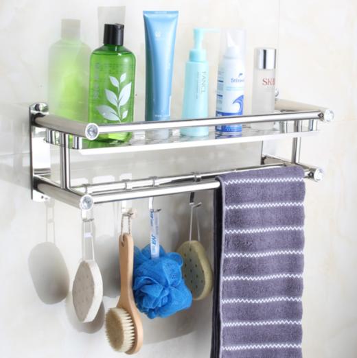 【居家日用】*不锈钢双层加厚浴室置物架 商品图2