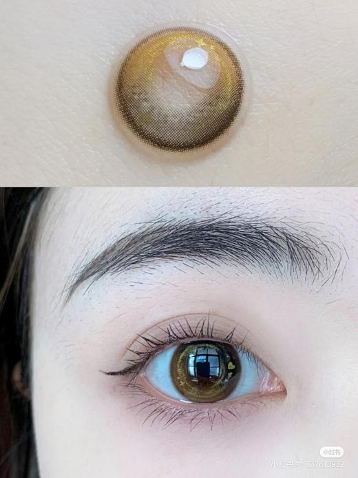 【小红书推荐款】carecon二次元星星琥珀瞳/土星黑幻棕，年抛/直径14.5/着色13.8-13.9，168/一副，288/两副（商品详情任选） 商品图2