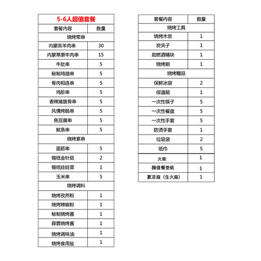 5-6人超值套餐 商品图1