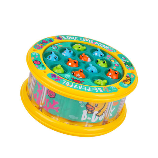 象阳文化电动音乐钓鱼玩具LX685-27BD小孩益智早教男孩女孩 商品图4