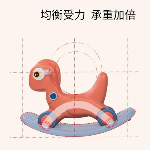 儿童摇摇马二合一婴幼儿宝宝周岁礼物多功能两用摇马小木马溜溜车 商品图2