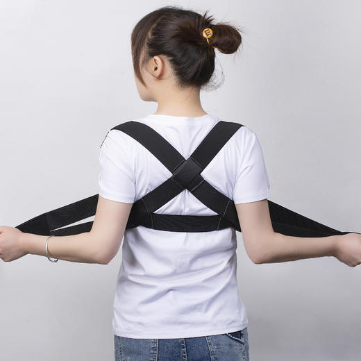 【PSQUEEN升级版肩背矫姿带】 get姐姐同款肩背矫姿带 矫正含胸  驼背 开肩展肩 挺拔身姿 贴身穿戴 纤薄不勒 商品图7