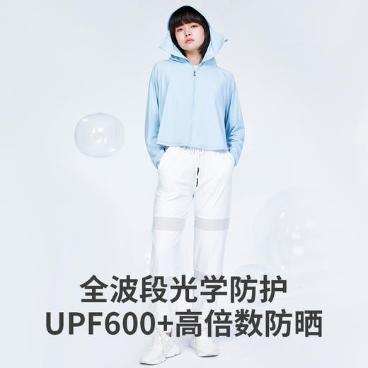 Supield素湃黑科技全波段镂空拼接防晒裤女夏季凉感宽松沙滩女裤 商品图2