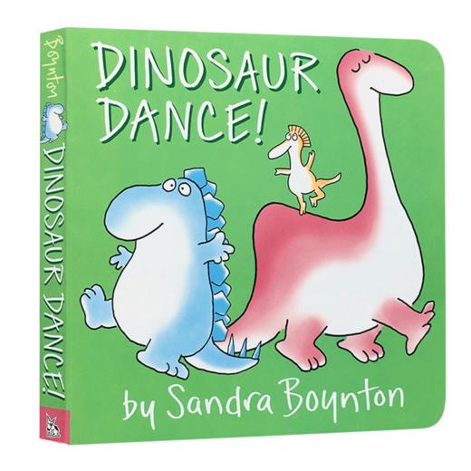 恐龙跳舞 英文原版 Dinosaur Dance 儿童英语启蒙纸板书 sandra boyton 亲子互动读物 英文版进口原版书籍 商品图0
