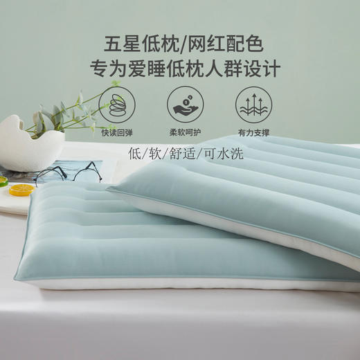 利路米抗菌低度枕青少年枕专为低枕人群设计 商品图0